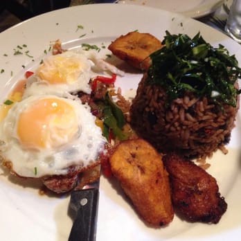 SOB's - my boyfriend's steak eggs and plantains - Music Venues Near Me - New York, New York