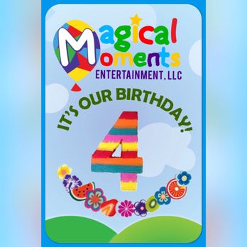 Magical Moments Entertainment - We just celebrated 4 years July 1st! - Party & Event Planning Near Me Magical Moments Entertainment - We just celebrated 4 years July 1st! - Party & Event Planning Near Me
