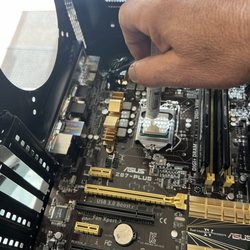Perfectly clean motherboard