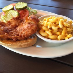 Wild Wing Cafe - Drew's Devilishly Delicious Fried Chicken Sandwich with Mac and Cheese