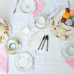 Vintage Tea Party Rentals - Bridal Shower with Dish rental + catering for High Tea