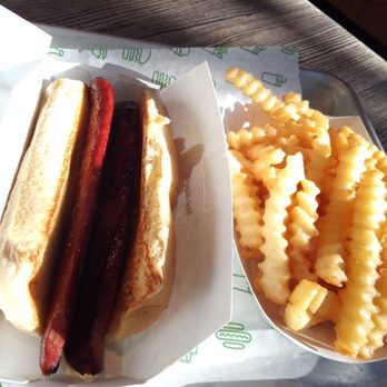 Shake Shack Old Orchard - Hot dog and fries. - Burgers Near Me - Skokie, Illinois Shake Shack Old Orchard - Hot dog and fries. - Burgers Near Me - Skokie, Illinois