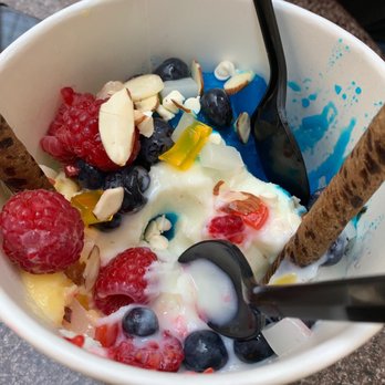 Prinkipia Frozen Yogurt - Mmmmmm~~ pineapple dole whip and blue pop (and of course, plain tart)!!! - Ice Cream & Frozen Yogurt Near Me - Perris, California Prinkipia Frozen Yogurt - Mmmmmm~~ pineapple dole whip and blue pop (and of course, plain tart)!!! - Ice Cream & Frozen Yogurt Near Me - Perris, California