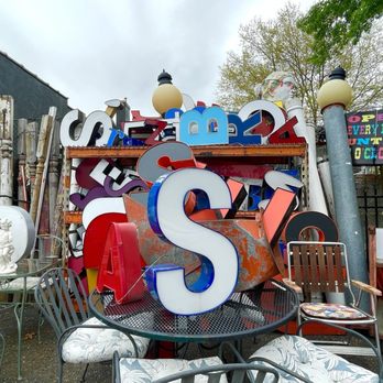 Hunt & Gather - Sign parts outside - Antiques Near Me - Minneapolis, Minnesota Hunt & Gather - Sign parts outside - Antiques Near Me - Minneapolis, Minnesota