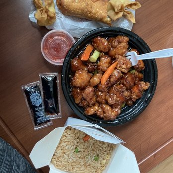 Fusion 108 - Orange chicken, Fried rice, crab Rangoon, eggroll - Chinese Near Me - Huntersville, North Carolina