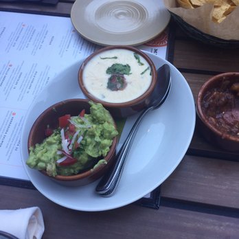 Meso Maya Comida y Copas - Combo appetizer: guacamole & queso poblano - Mexican Near Me - Dallas, Texas
