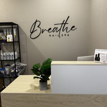 Breathe Nail Spa - Front desk - Nail Salons Near Me - Round Rock, Texas