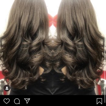 Xclusive Salon - V shape and 6 inches off. Follow her ig! - Hair Salons Near Me - Upland, California