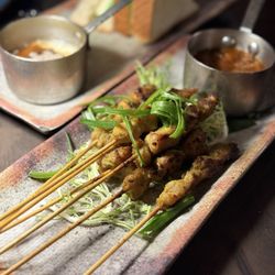 Straits - Santana Row - A-Satay Chicken Skewers