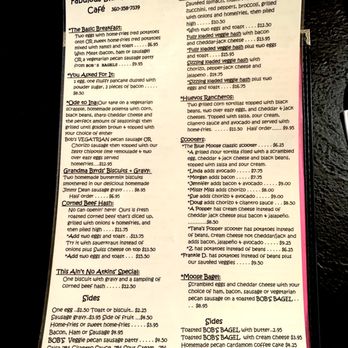 Blue Moose Cafe - Menu - American Near Me - Port Townsend, Washington Blue Moose Cafe - Menu - American Near Me - Port Townsend, Washington
