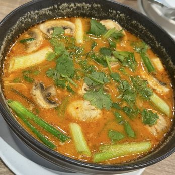 Thai Nakorn Restaurant - Tom Kah Seafood Soup (Creamy Coconut) - Thai Near Me - Stanton, California