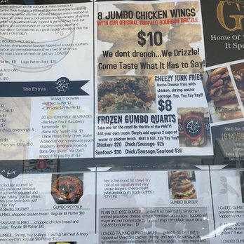 The Gumbo Dude - Menu - Food Trucks Near Me - Columbus, Ohio The Gumbo Dude - Menu - Food Trucks Near Me - Columbus, Ohio