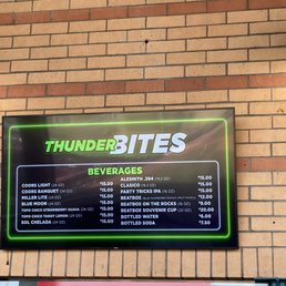 Snack Bar Menu Snack Bar Menu