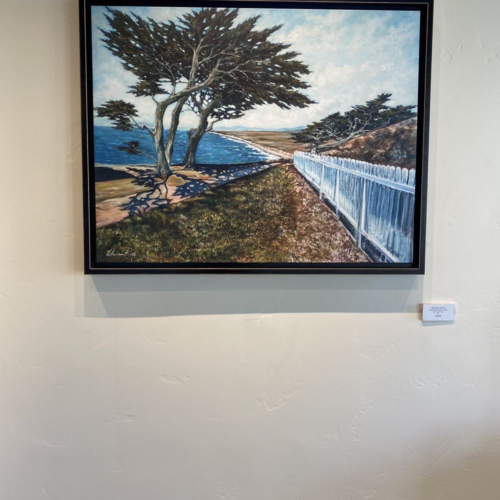 Square Peg Winery - a painting of a tree by a fence - Wine Tasting Room Near Me - Sebastopol, California Square Peg Winery - a painting of a tree by a fence - Wine Tasting Room Near Me - Sebastopol, California