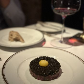 Le Coucou - Beef tartare with caviar - French Near Me - New York, New York
