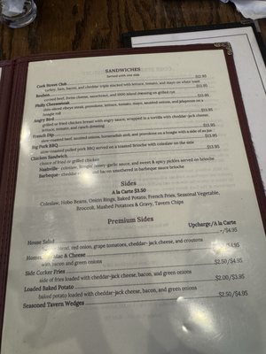 Menu photo 2 Cork Street Tavern Winchester, VA Menu photo 2 Cork Street Tavern Winchester, VA