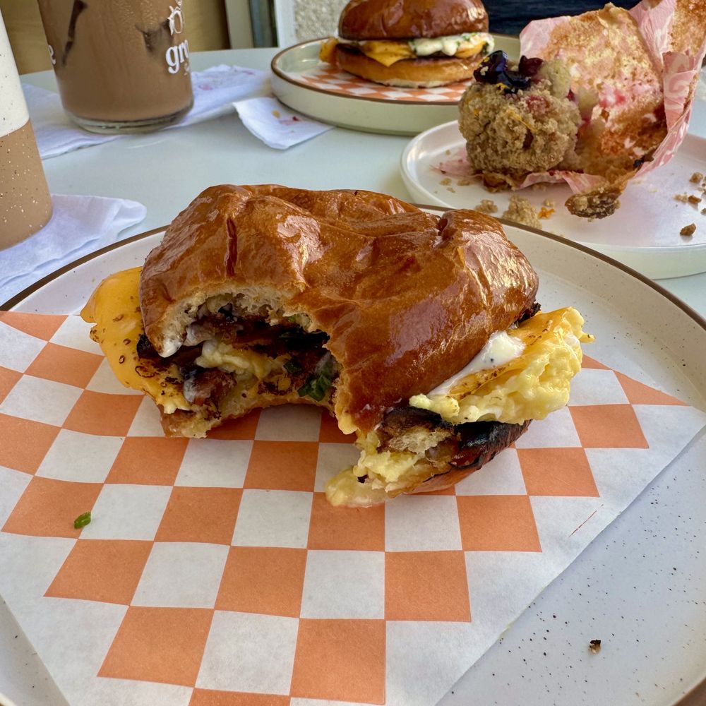 Grove Surf Cafe - Bacon, Egg & Cheese sandwich - Coffee & Tea Near Me - Indian Rocks Beach, Florida Grove Surf Cafe - Bacon, Egg & Cheese sandwich - Coffee & Tea Near Me - Indian Rocks Beach, Florida