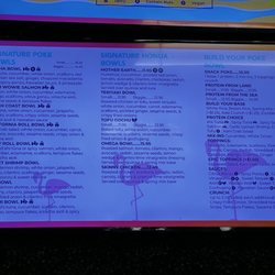 Fresh Coast - Menu