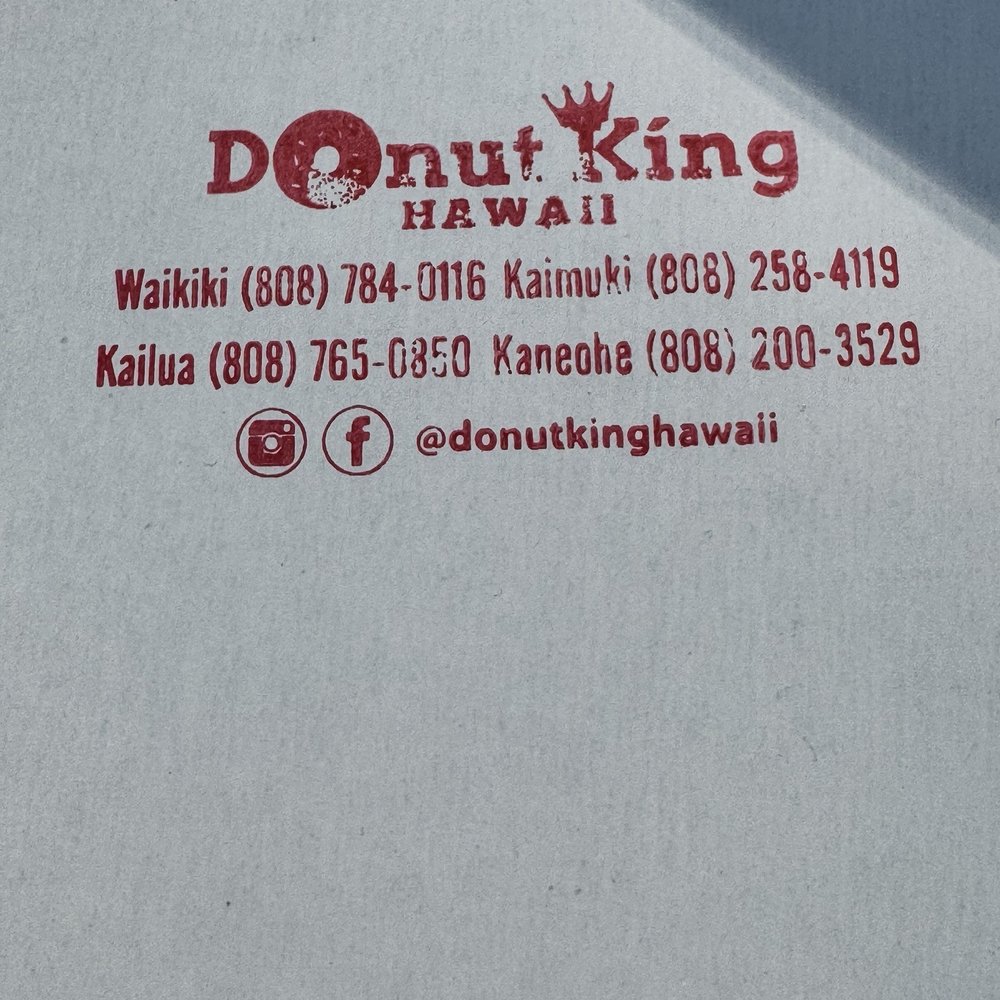 Donut King Hawaii - Locations - Donuts Near Me - Honolulu, Hawaii