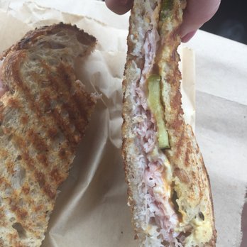 De Fer Coffee - Delicious lonzetta panini! The mustard and pickles def took this sandwich to the next level. - Coffee & Tea Near Me - Pittsburgh, Pennsylvania De Fer Coffee - Delicious lonzetta panini! The mustard and pickles def took this sandwich to the next level. - Coffee & Tea Near Me - Pittsburgh, Pennsylvania