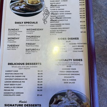 Niecie's Restaurant - Menu - Soul Food Near Me - Kansas City, Missouri