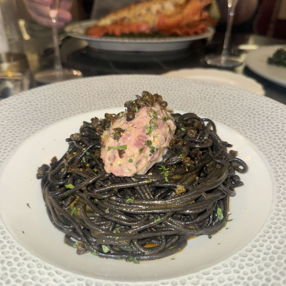 Allendale Social - Squid ink linguini with tuna - New American Near Me - Allendale, New Jersey