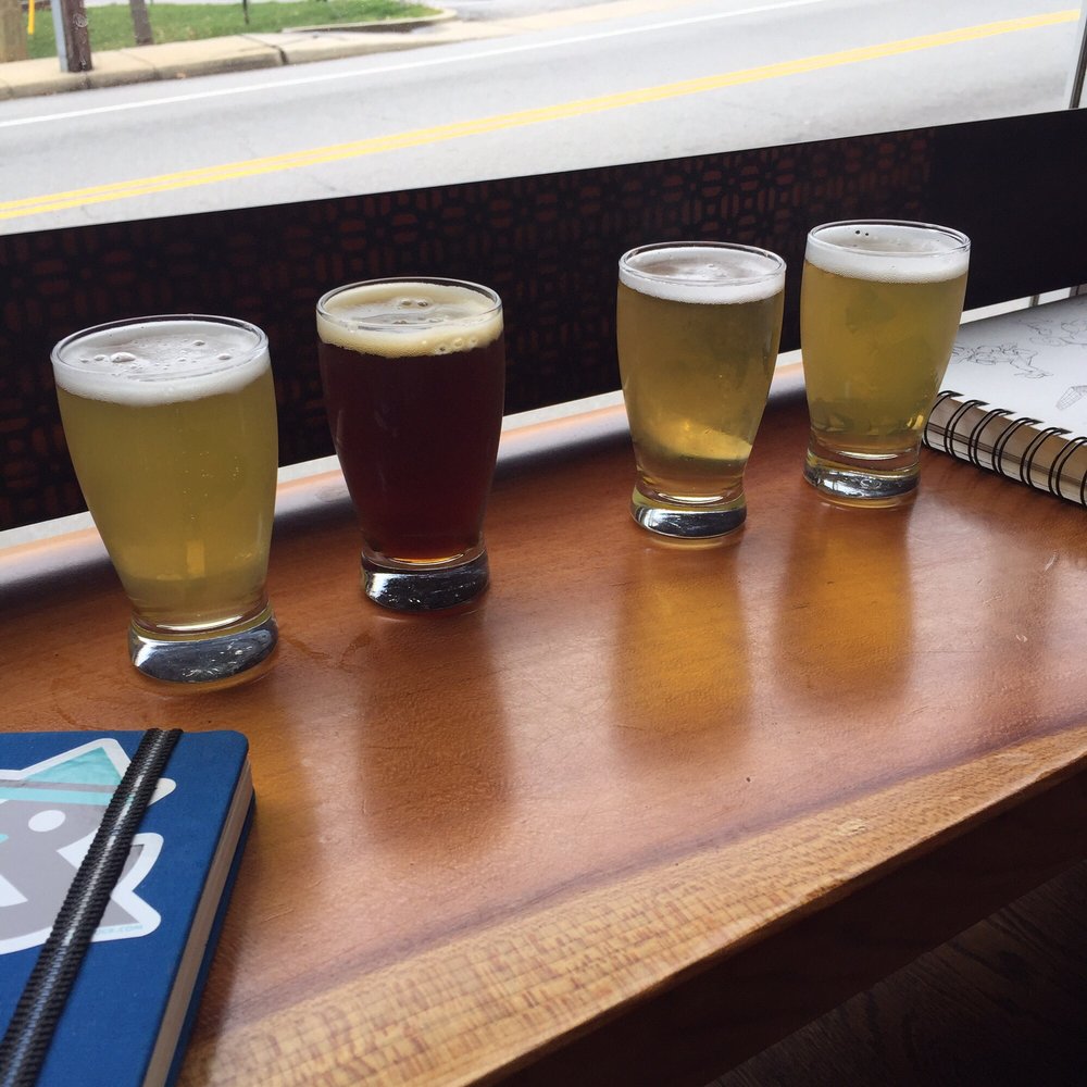 Hi-Wire Brewing - Flights! - Breweries Near Me - Asheville, North Carolina Hi-Wire Brewing - Flights! - Breweries Near Me - Asheville, North Carolina