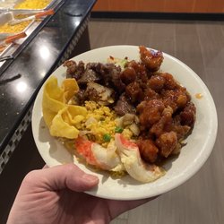 Dragon Buffet - Crab, General Tsos, Crab Rangoon, Fried Rice, Honey Chicken