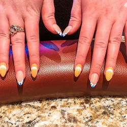 VIP Nail Spa - Full set with nail art exactly like inspo picture by Mimi