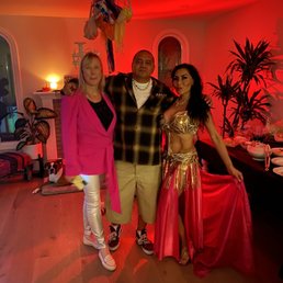 Meliza with our guests. Meliza with our guests.