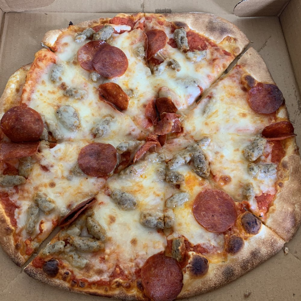All Fired Up Brick Oven Pizza - Pepperoni and sausage pizza - Street Vendors Near Me - Baltimore, Maryland All Fired Up Brick Oven Pizza - Pepperoni and sausage pizza - Street Vendors Near Me - Baltimore, Maryland