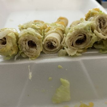 La Posada - Rolled corn tortillas topped w/ guac/cheese/lettuce. - Mexican Near Me - Kennewick, Washington La Posada - Rolled corn tortillas topped w/ guac/cheese/lettuce. - Mexican Near Me - Kennewick, Washington