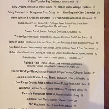 Rancho Nicasio - Dinner! - American Near Me - Nicasio, California Rancho Nicasio - Dinner! - American Near Me - Nicasio, California
