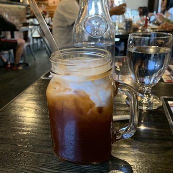 Sukho Thai - Thai Iced Tea with Coconut Milk - Thai Near Me - Bellevue, Washington