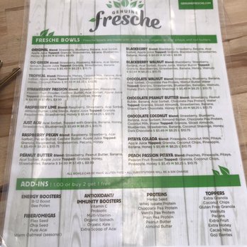 Genuine Fresche - Juice Bars & Smoothies Near Me - Tempe, Arizona