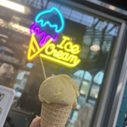 Irv’s Ice Cream - Horchata Children's cone $4