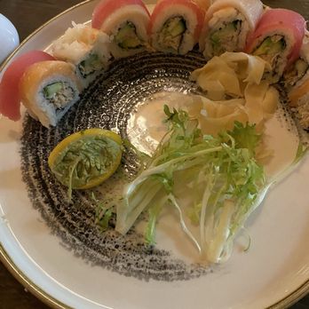 Kona Cafe - Rainbow roll ( we ordered 2 of them) - Sushi Bars Near Me - Lake Buena Vista, Florida Kona Cafe - Rainbow roll ( we ordered 2 of them) - Sushi Bars Near Me - Lake Buena Vista, Florida
