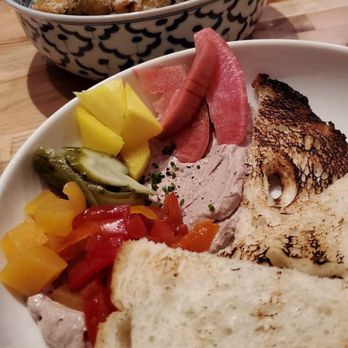 Kapa Hale - Chicken liver mousse, eggplant, and let's talk bout' it - Hawaiian Near Me - Honolulu, Hawaii Kapa Hale - Chicken liver mousse, eggplant, and let's talk bout' it - Hawaiian Near Me - Honolulu, Hawaii
