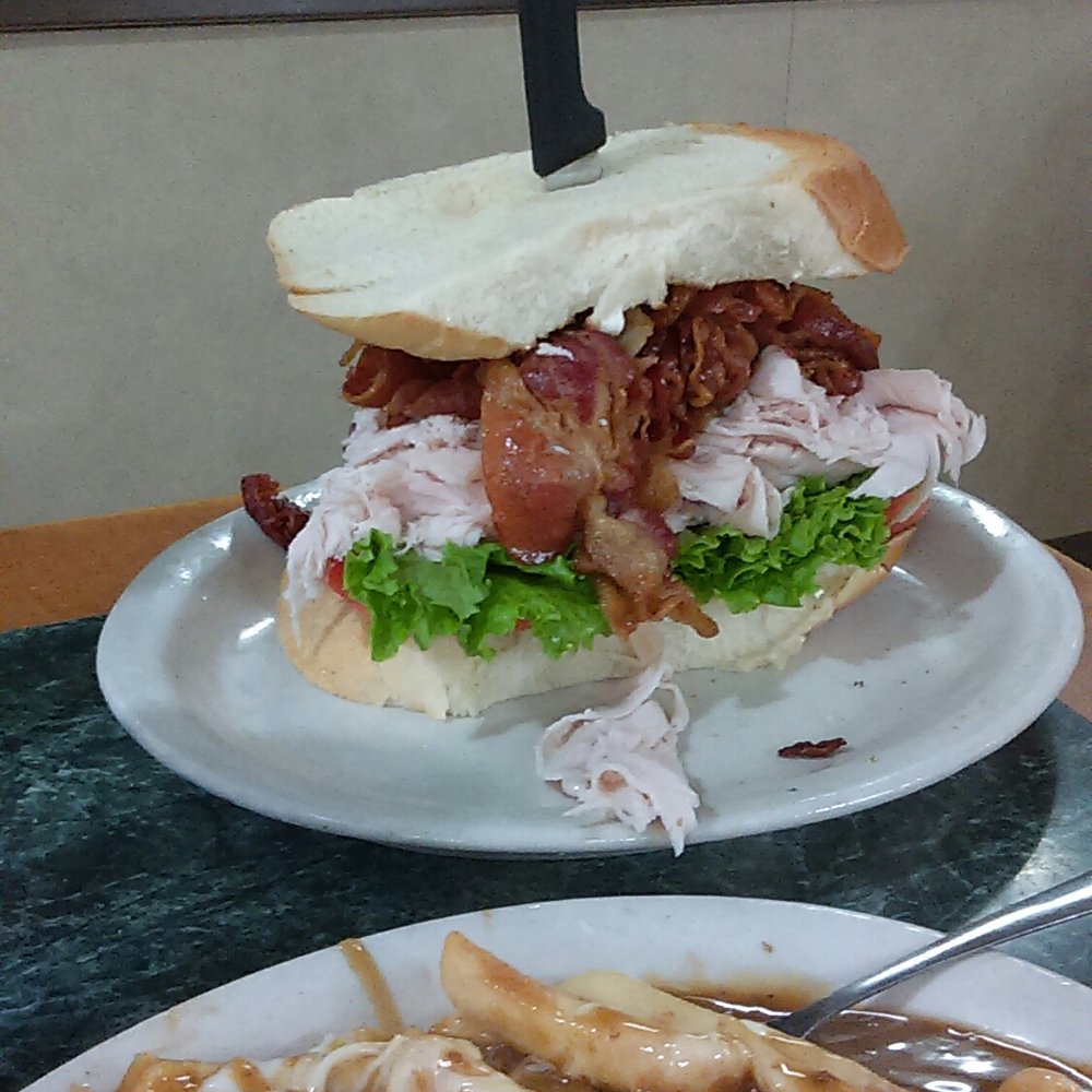 Tony's I-75 Restaurant - My turkey club AND pountine frys. - Diners Near Me - Birch Run, Michigan