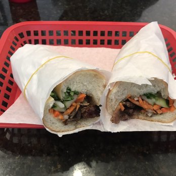 Long Sandwich - If you order for dine in they cut your sandwich in half - Vietnamese Near Me - Sacramento, California Long Sandwich - If you order for dine in they cut your sandwich in half - Vietnamese Near Me - Sacramento, California
