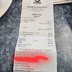 Taqueria La Huasteca - Overpriced can sodas