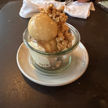 Scales - Caramel popcorn sundae - Seafood Near Me - Portland, Maine Scales - Caramel popcorn sundae - Seafood Near Me - Portland, Maine