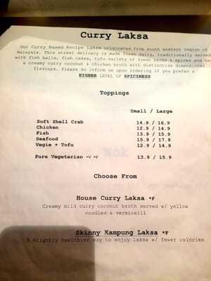 Menu photo 6 Laksa Bar Prahran, VIC