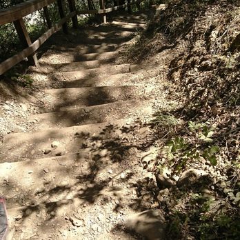 Standish-Hickey State Recreation Area - Eel River trail, a couple of steps of stairs and guardrail - Parks Near Me - Leggett, California Standish-Hickey State Recreation Area - Eel River trail, a couple of steps of stairs and guardrail - Parks Near Me - Leggett, California