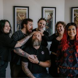 Red Arbor Tattoo - The Red Arbor Tattoo team at our studio in Tea, South Dakota. Female and male tattoo artists ready to bring your ideas to life.