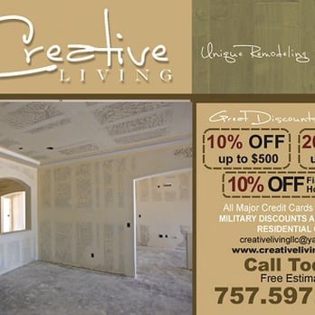 Creative Living - the interior of a house being remodeled - General Contractors Near Me - Virginia Beach, Virginia
