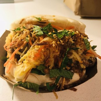 Ekiben - BBQ chicken meatball Thai buns with garlic - Asian Fusion Near Me - Baltimore, Maryland