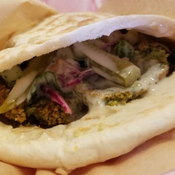 Rumi Middle Eastern Grill - Falafel Pita Sandwich - Mediterranean Near Me - Chicago, Illinois