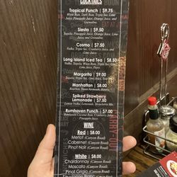 Joe's Pizza & Pasta - Drink menu
