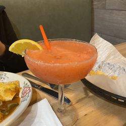 Hacienda Real - Strawberry blended margarita